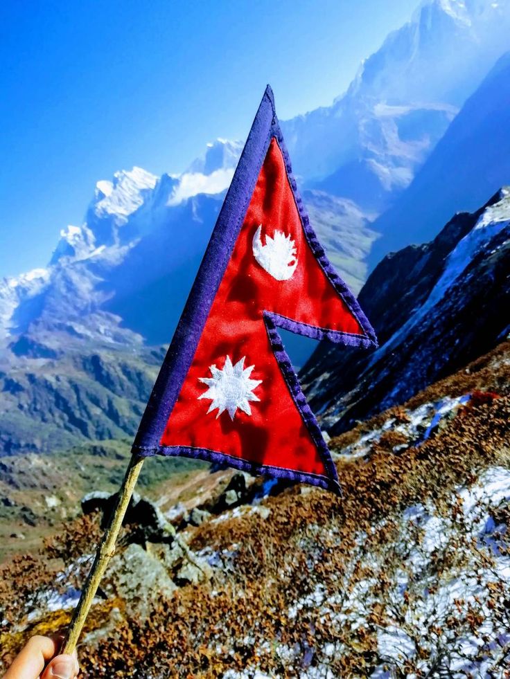nepal-view-with-flag